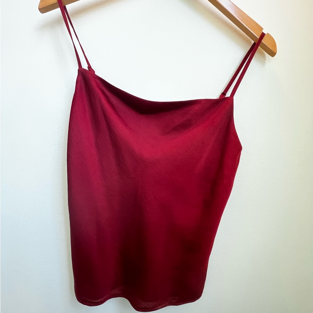 Scotch and Soda silk spaghetti strap tank